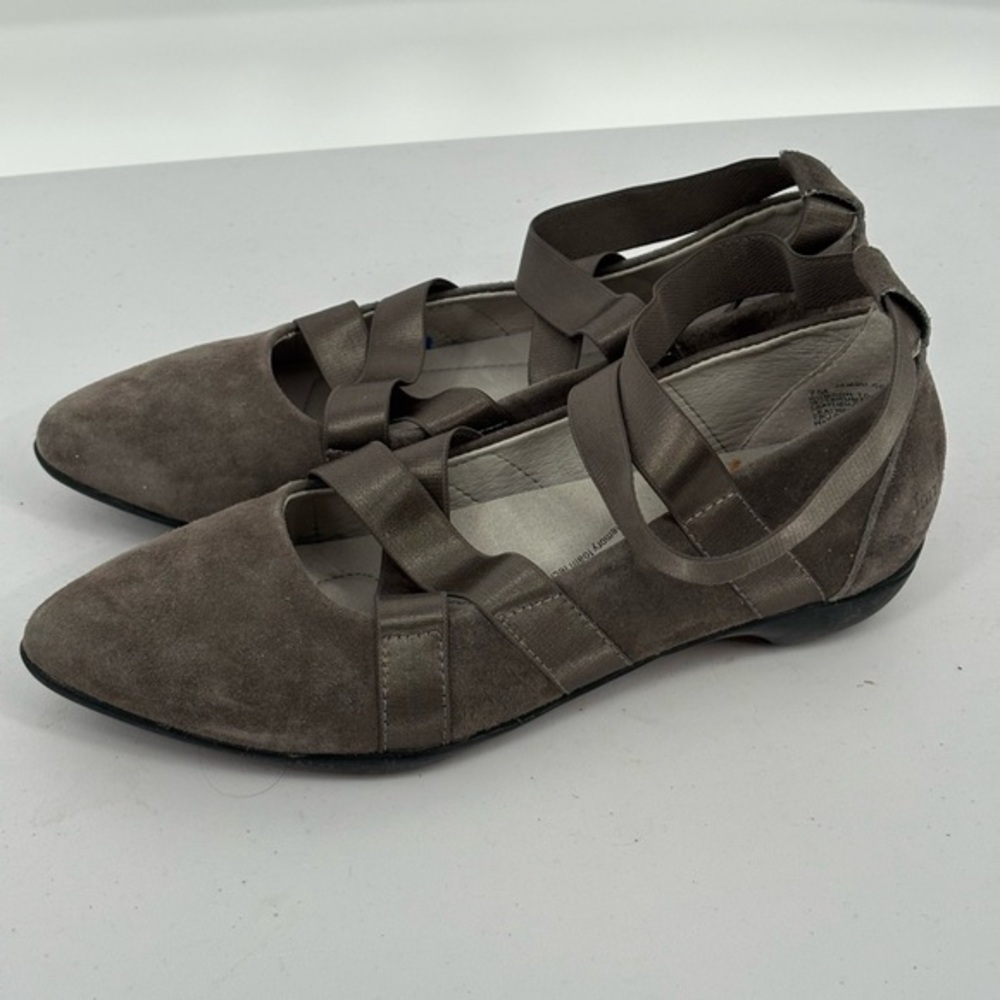 🥿 Jambu Rumson Too gray suede  Strap Flats